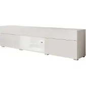 Meubella TV-Meubel wit hoogglans staand met LED 180cm