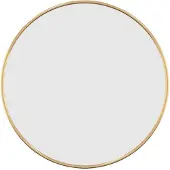 vidaXL Wandspiegel rond Ø40 cm goudkleurig