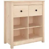 vidaXL Dressoir 70x35x80 cm massief grenenhout