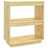 vidaXL Boekenkast 60x35x71 cm massief grenenhout