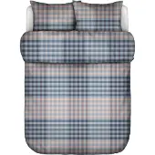 Marc O'Polo Dekbedovertrek Klaudi Powder Blue Flanel-200 x 200 / 220 cm | 2-Persoons