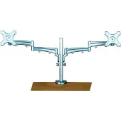 Value bureaubeugel voor 2 monitoren tot 32 inch / full motion / zilver