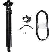 Exa Form 900-i Telescopische zadelpen met zwarte interne kabelgeleiding Controle inbegrepen || Maat: 31.6 x 445 x 150