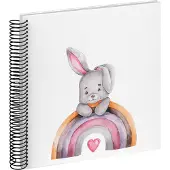 Walther design SA-131 Bunny Malin - Spiraal album - Formaat 25x25 cm - Wit/Bunny
