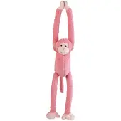 Ravensden Pluche hangende knuffels aapjes 55 cm - Knuffel bosdieren