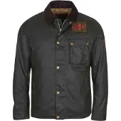 Barbour - Jassen - B.Intl Workers Wax Jacket Sage voor Heren van Katoen - Maat L - Groen
