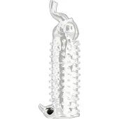 Shots Elephant Vibrating Penis Extension - Transparent