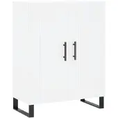 vidaXL Dressoir, wit, 69,5 x 34 x 90 cm, houtvezel