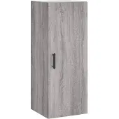 vidaXL Bovenkast 34,5x34x90 cm grijs sonoma eikenkleurig