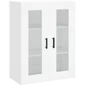 vidaXL Wandkast 69,5x34x90 cm wit