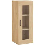 vidaXL Bovenkast 34,5x34x90 cm sonoma eikenkleurig
