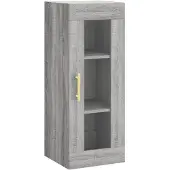 vidaXL Bovenkast 34,5x34x90 cm grijs sonoma eikenkleurig