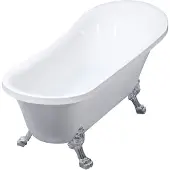 Lykke Bad op Pootjes Nordic Deluxe 1700x750x730mm, Wit