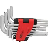 Ks Tools 151.5080 Inbus Haakse schroevendraaierset 1.5 mm, 2 mm, 2.5 mm, 3 mm, 4 mm, 5 mm, 6 mm, 7 mm, 8 mm, 10 mm 10-delig