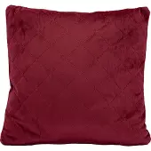 Belmarti Sierkussen Velvet inclusief binnenvulling 40x40cm - Rood - van fluweel zachte stof - handgemaakt in eigen atelier - Premium kwaliteit