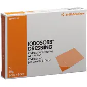 Durafiber Iodosorb Verband 6x8cm 5 St Verband