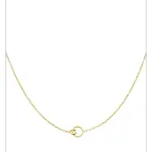 Yehwang - Ketting verbonden - Goud - Stainless steel - Nikkelvrij