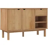 vidaXL Dressoir OTTA 114x43x73,5 cm massief grenenhout