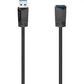 Hama USB-kabel USB 3.2 Gen1 USB-A stekker, USB-A bus 1.50 m Zwart 00200628