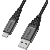 Otterbox Premium USB-A Naar USB-C Kabel 2 Meter Zwart