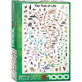 Eurographics Evolution De Levensboom Puzzel van 1000 Stukjes Groen