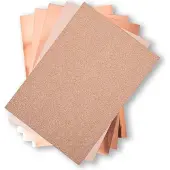 SIZZIX 50 vellen Opulent cardstock rose gold -