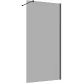 Guido Gusto Inloopdouche 30x200 8mm Nano glas gun metal serie Silvio rookglas