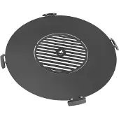 TRIZERATOP Grillplaat dia 82 cm met grillrooster 40 cm met 4 handvatten