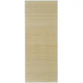 vidaXL Tapijt rechthoekig 120x180 cm bamboe naturel