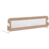 vidaXL Peuterbedhekje - 150 x 42 cm, taupe