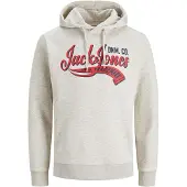 Jack & Jones Hoodies Logo Sweat Hood Wit