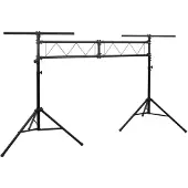 vidaXL Lichtstatief 338x115x(180-300) cm staal