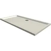 Xenz Mariana Plus rechthoekige douchebak acryl 150x80cm pergamon