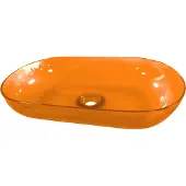Best design Transpa Orange waskom 54x34cm