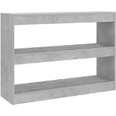 vidaXL Boekenkast/kamerscherm 100x30x72 cm betongrijs
