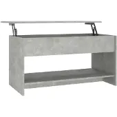 vidaXL Salontafel, betonkleur, 102x50x52,5 cm, houtvezel