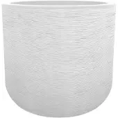 Eda Graphit'Up Ronde Witte Plastic Bloempot - Ø 50 cm
