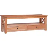 vidaXL Tv-meubel 115x30x40 cm massief mahoniehout