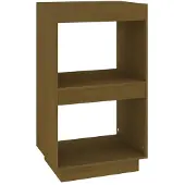 vidaXL Boekenkast 40x35x71 cm massief grenenhout honingbruin