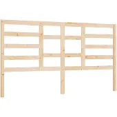 vidaXL Hoofdbord 206x4x104 cm massief grenenhout