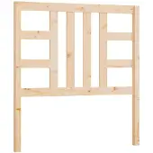 vidaXL Hoofdbord 96x4x100 cm massief grenenhout