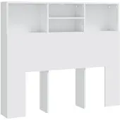vidaXL Hoofdbordkast 120x19x103,5 cm wit