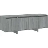 vidaXL Tv-meubel 120x30x40,5 cm bewerkt hout grijs sonoma eikenkleurig