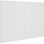 vidaXL Hoofdbord 120x1,5x80 cm bewerkt hout wit