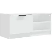 vidaXL TV-kast, wit, 80x35x36,5 cm, van houtvezel