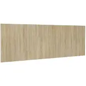 vidaXL Hoofdbord wandmodel 240x1,5x80 cm bewerkt hout sonoma eiken