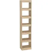 vidaXL Boekenkast/kamerscherm 40x30x198 cm sonoma eikenkleurig