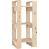 vidaXL Boekenkast/kamerscherm 41x35x91 cm massief grenenhout