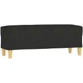 vidaXL Bankje 100x35x41 cm stof zwart