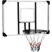 vidaXL Basketbalbord 106x69x3 cm polycarbonaat transparant